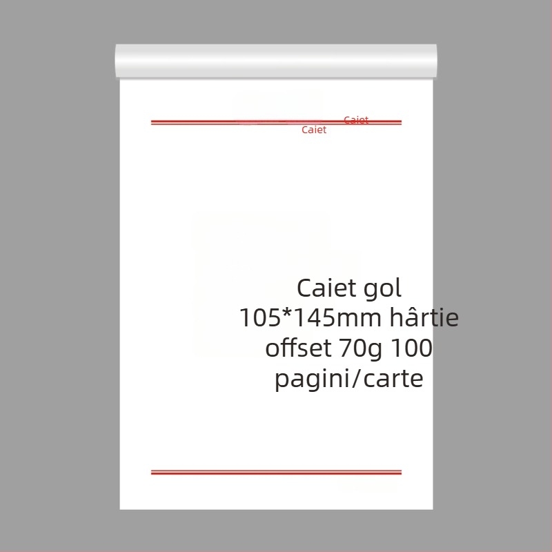 Grain caiet compact cu note lipicioase, note din hârtie de orez și pagini albe detașabile