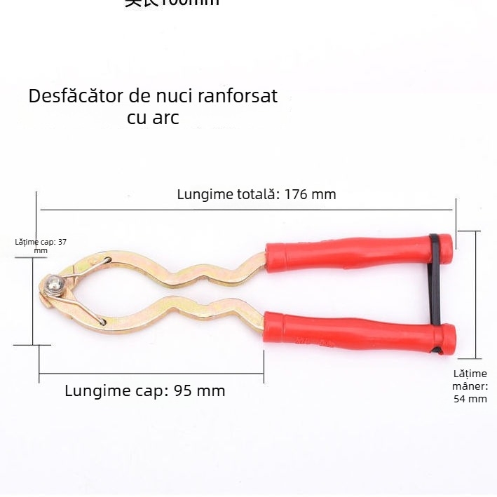 Multifuncțional pentru nuci – instrument din oțel inoxidabil pentru decojarea cojilor, cu clește și cuțit