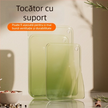 Tocător din plastic, creativ, rezistent la grăsimi, cu depozitare verticală, rezistent la umezeală și mucegai, ușor de curățat.