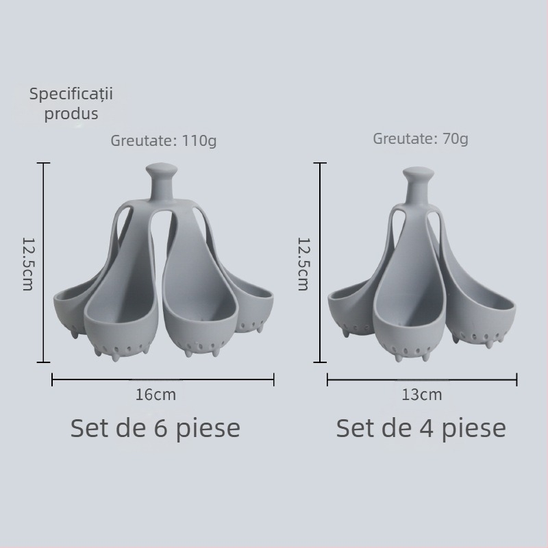 Tavă din silicon pentru ouă fierte, de grad alimentar, gadget de bucătărie, variante de culoare