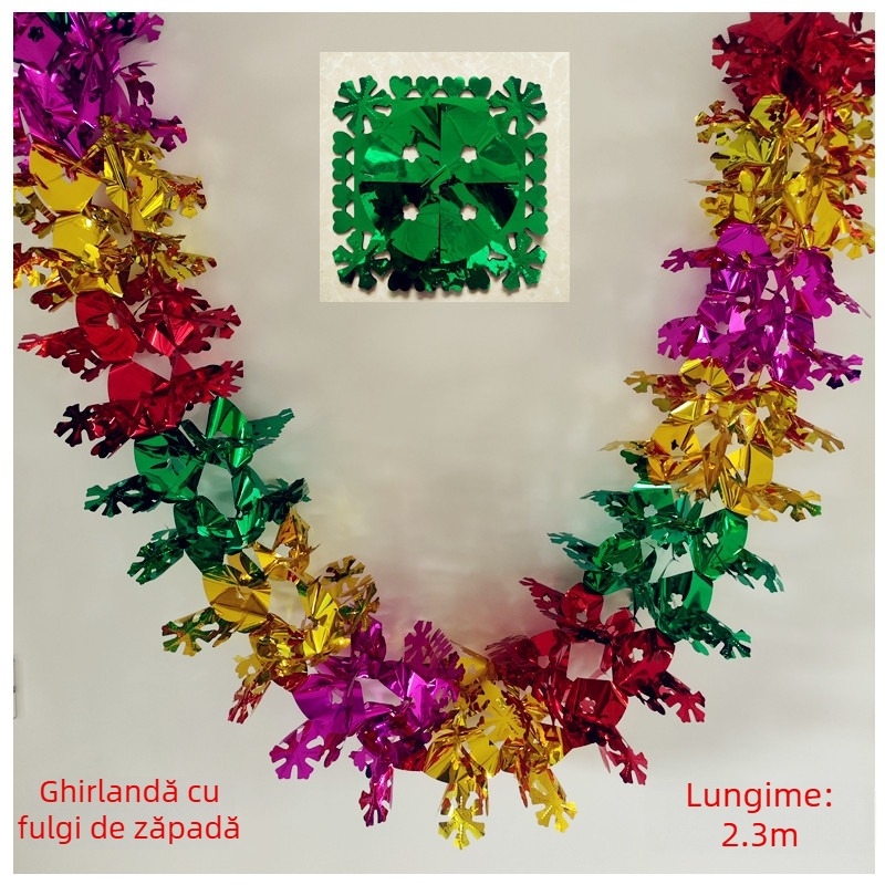 Set complet de decorațiuni suspendate pentru casă nouă și salon de nuntă – panglici și ghirlande pentru Ziua Națională, Anul Nou, Crăciun, grădiniță și zile de naștere