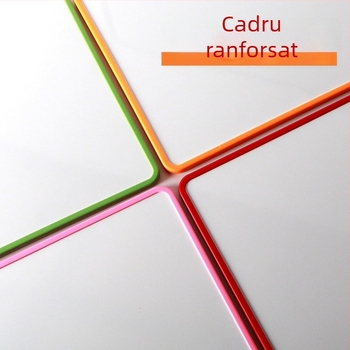 Funi tablă magnetică de scris, dublă față, montaj pe perete cu suport, culoare variată, pentru învățare acasă a copiilor