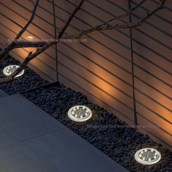Lampă stradală cu 8 LED, panou solar, oțel inoxidabil, iluminare subterană pentru grădină, exterior, model nou pentru grădină și curte