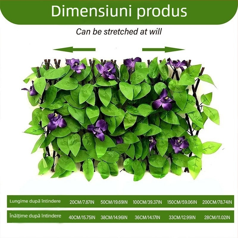 Perete vegetal artificial cu iarbă sintetică – fundal decorativ pentru living