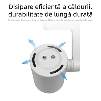 Kit suport LED track PAR20 – carcasă mare dreptunghiulară pentru expoziții comerciale