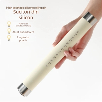 Făcăleț din silicon cu nucleu din oțel, mare, antiaderent, pentru uz casnic