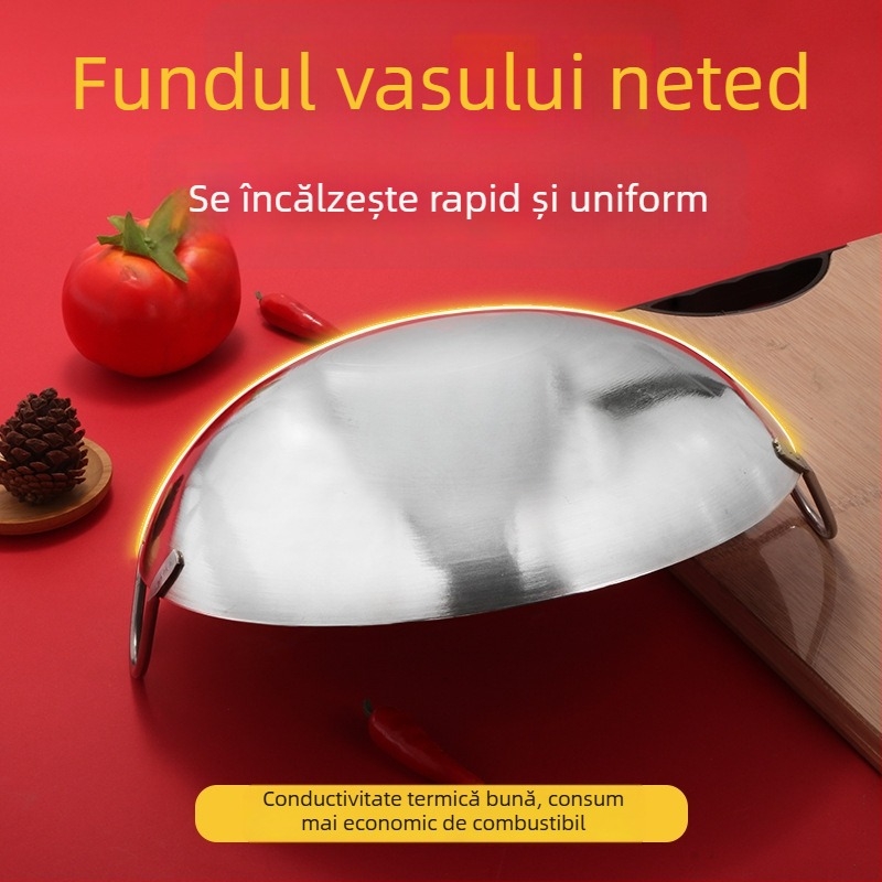 Oală mică din oțel inoxidabilă cu plită cu alcool pentru gătit în aer liber și hot pot