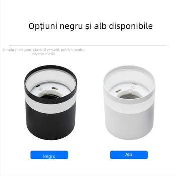 Corp LED pentru montaj pe suprafața plafonului – downlight pentru living, hol, dormitor – instalare fără găuri