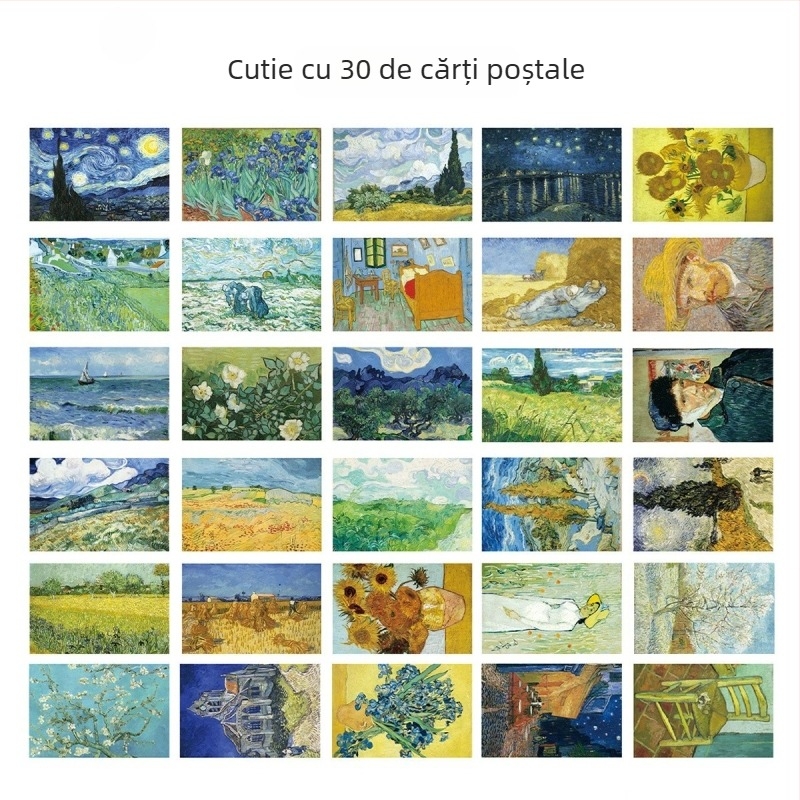Pictură în ulei impresionistă pentru perete, inspirată de Grădina lui Monet – decor artistic în format carte poștală