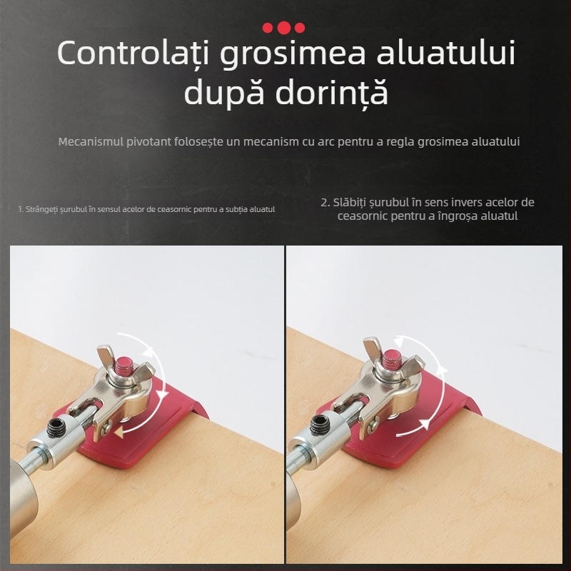 Rulou pentru foi de pelmeni, mâner din lemn și cilindru din oțel inoxidabil 304
