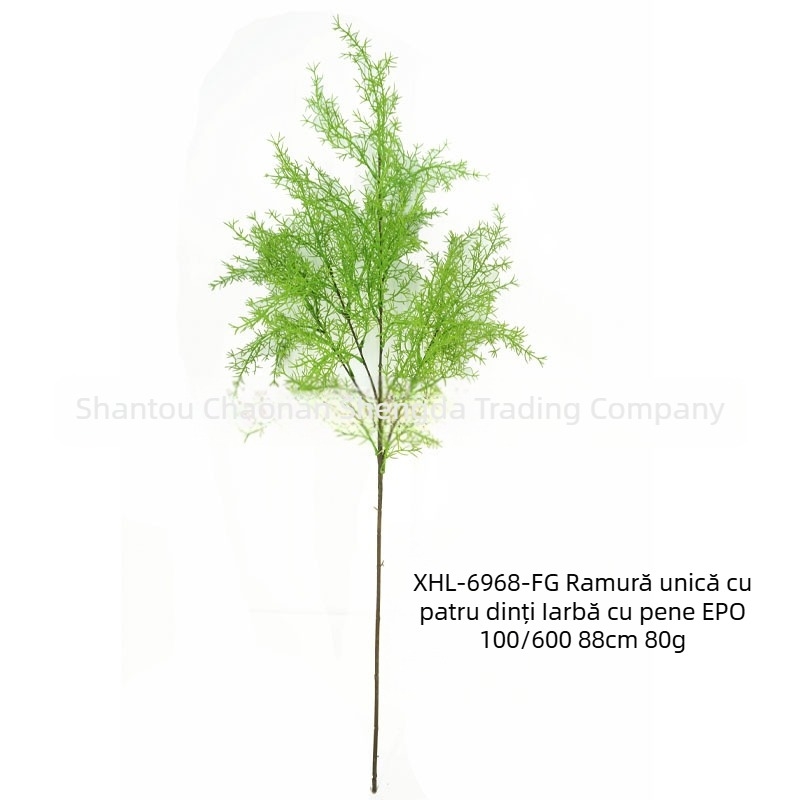 Plantă artificială de Artemisia, buchet cu 5 ramuri, atingere realistă, decor verde în ghiveci pentru casă