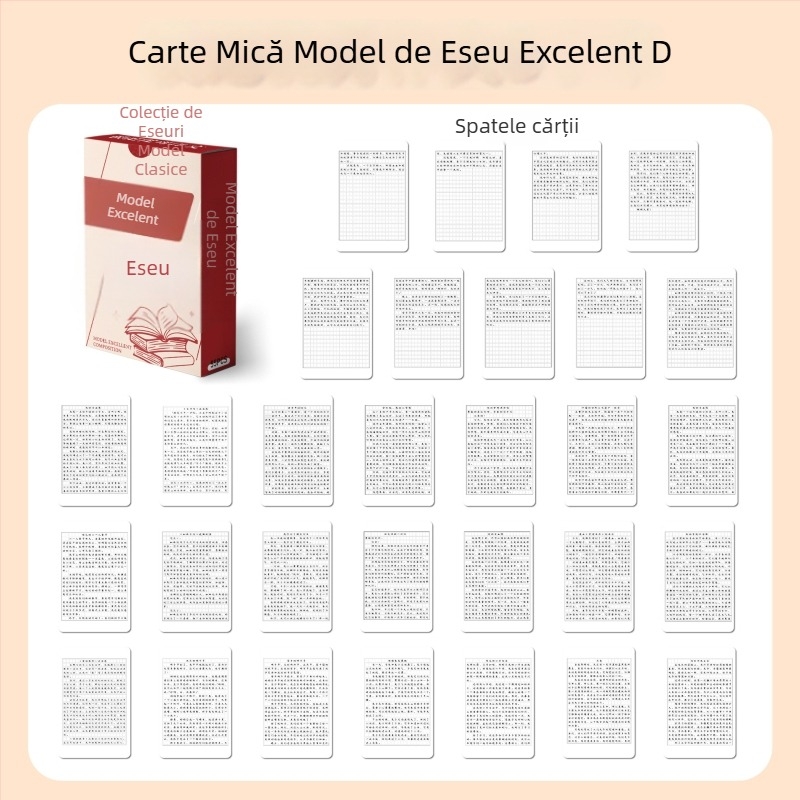 55 materiale de scriere pentru școala primară, exercițiu de imitare — set de cărți poștale de artă impermeabile