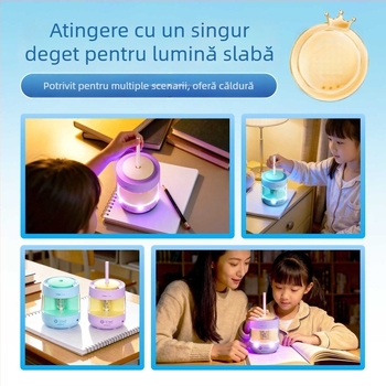 Ascuțitor electric de creioane, cu alimentare duală, 3-în-1, agendă încorporată și suport pentru pix, reîncărcabil, pentru elevi