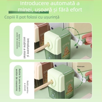 Capybara ascuțitor de creioane pentru copii, manual, design desen animat