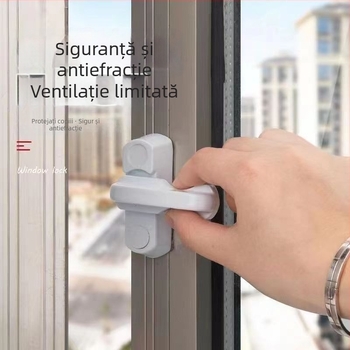Încuietoare anti-furt pentru ferestre batante, din plastic-otel gros
