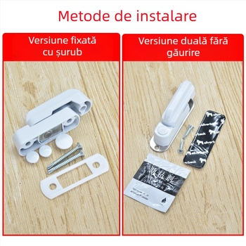 Lacăt pentru fereastră casetă din aluminiu cu profil termic întrerupt, montaj interior și exterior