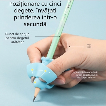 Deli VC504 corector de priză a creionului cu cinci degete pentru elevi