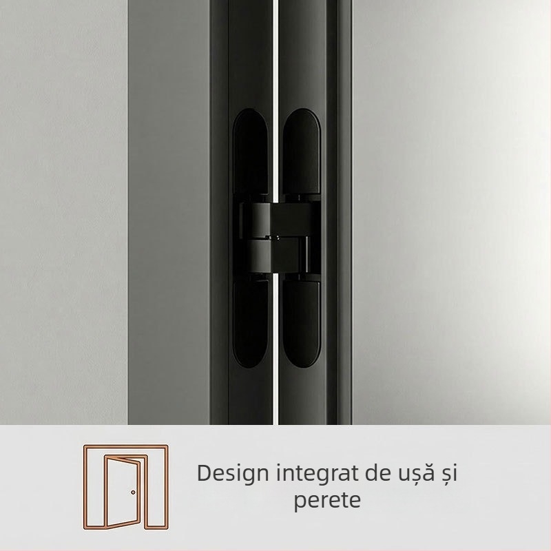 Balama ascunsă, reglabilă tridimensional pentru ușa din lemn, deschidere spre exterior, aliaj de zinc