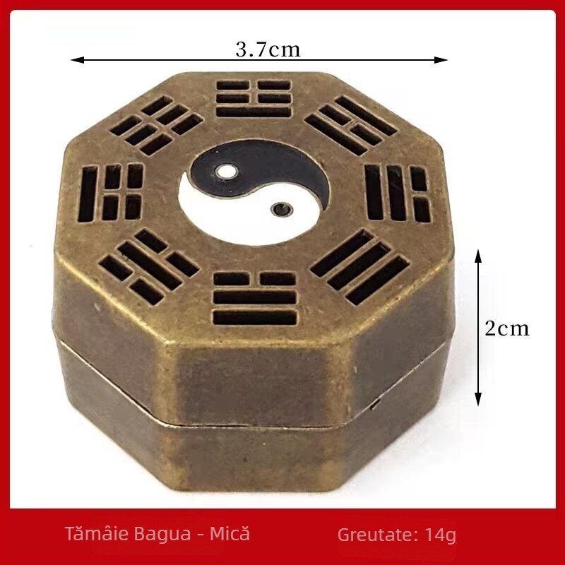 Incensier metalic cu motiv dragon și phoenix, suport decorativ pentru casă, turn de tămâie cu model noros și bază cu picior de elefant, pentru lemn de santal și agarwood