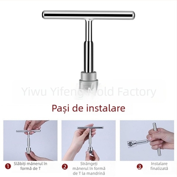 Instrument de reparare a adânciturilor auto, cu trăgător în formă de T pentru tablă