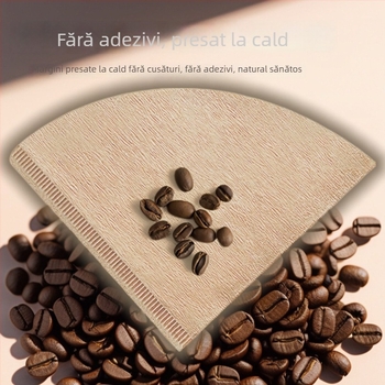 Filtru de cafea V60 pentru pour-over, de unică folosință, filtru conic pentru aparat de cafea cu picurare