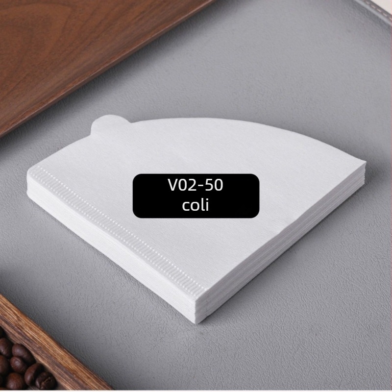Filtru de cafea V60 pentru pour-over, de unică folosință, filtru conic pentru aparat de cafea cu picurare