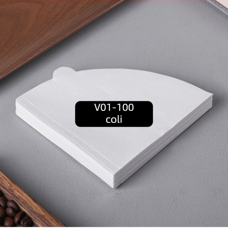 Filtru de cafea V60 pentru pour-over, de unică folosință, filtru conic pentru aparat de cafea cu picurare