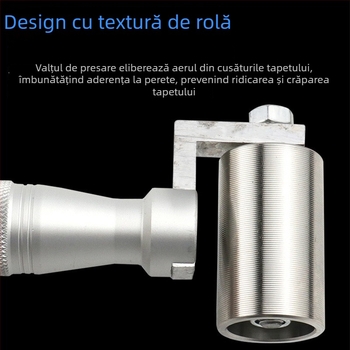 Rolă pentru tapet din oțel inoxidabil, cu rulmenți