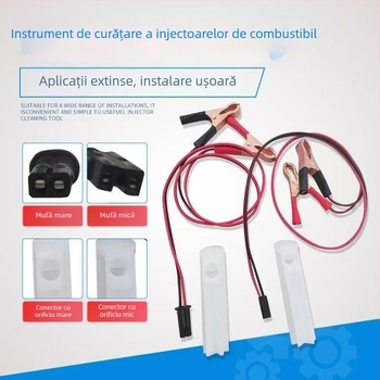 Instrument de curățare a injectoarelor de combustibil, curățare fără demontare, operațiune manuală, reparații auto, curățarea sistemului de alimentare