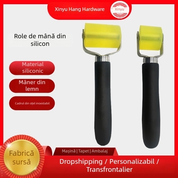 Role auto pentru izolare fonică: presare și netezire a adezivului în timpul instalării foliei/tapetului și a materialelor din piele; rolă manuală
