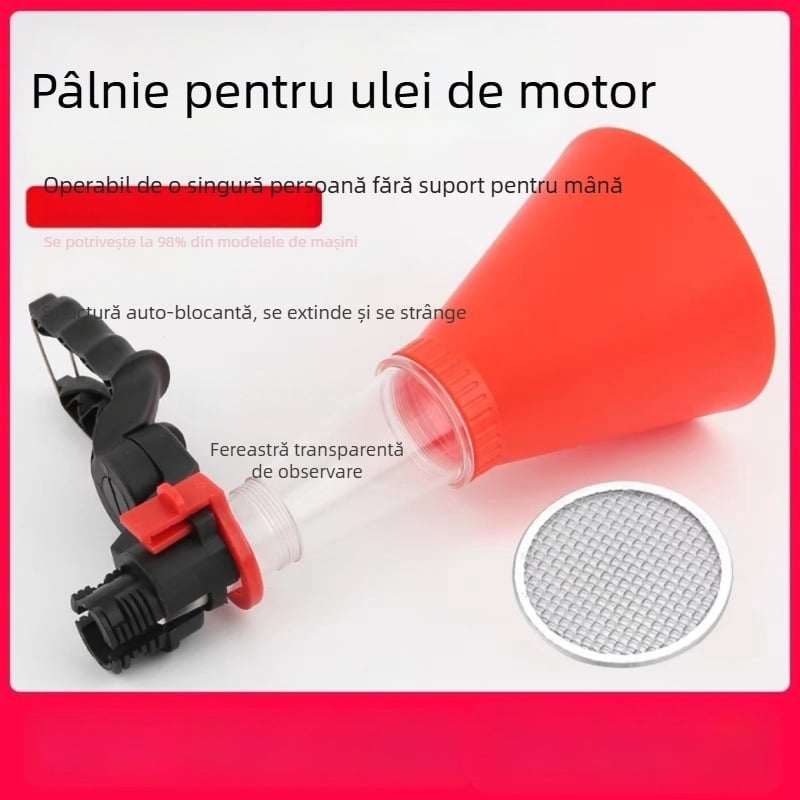Con de umplere multifuncțional pentru ulei în motorul mașinii și alimentare cu combustibil