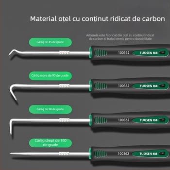 Tuosen Clemă Extinsă pentru Etanșări de Ulei Auto, Clemă de Demontare a Garniturilor Auto, Unealtă de Umplere Toner cu Pulbere și Tragător pentru Etanșare