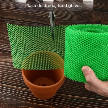 Plasă de drenaj pentru fundul ghivecelor