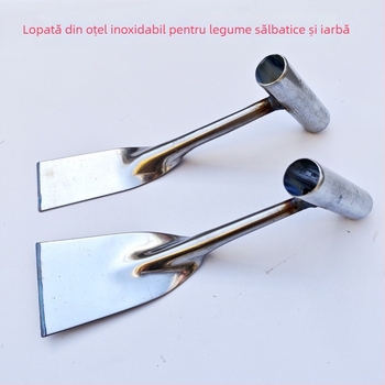 Lopată pentru transplantarea florilor și a răsadurilor, lopată din oțel inoxidabil pentru grădină, unealtă de săpat pentru legume sălbatice