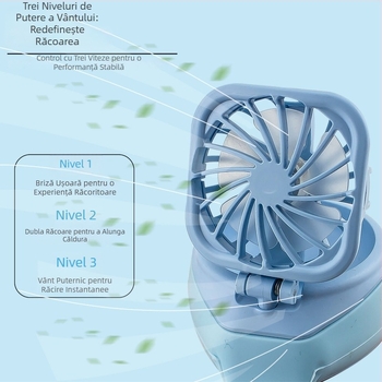 Ventilator de încheietură în formă de ceas, USB reîncărcabil, pentru exterior, jucărie pentru copii