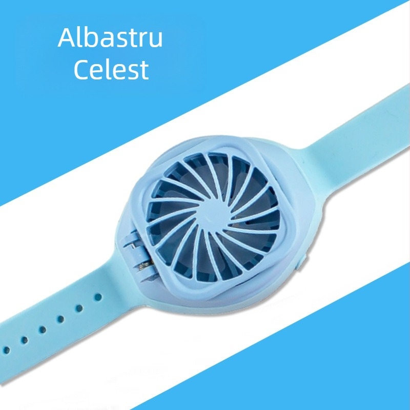 Ventilator de încheietură în formă de ceas, USB reîncărcabil, pentru exterior, jucărie pentru copii