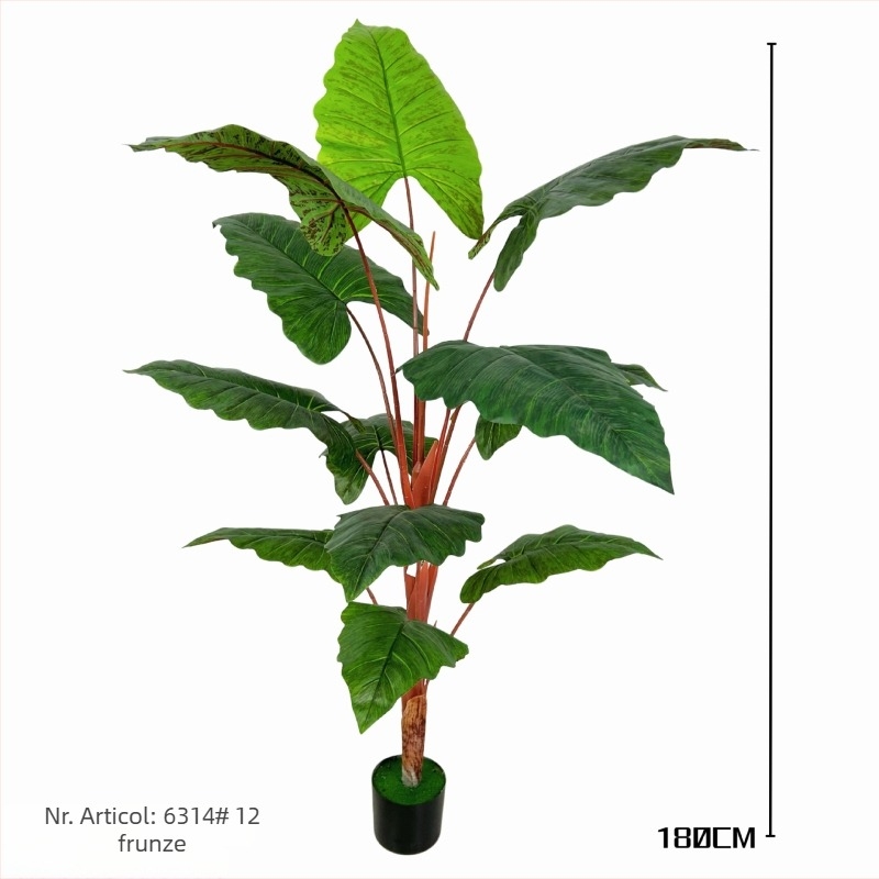 Plantă artificială premium – Copac realist în ghiveci pentru decor interior, living, pe podea