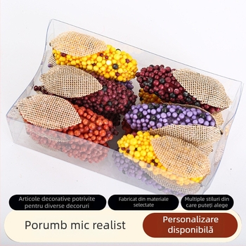 Buchet artificial de porumb mic pentru decor de nunta și casă