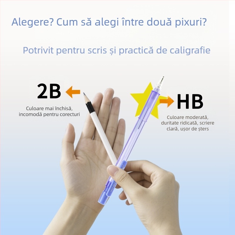 Maxwri Mw-2106 creion mecanic, 0,7 mm, din plastic, culori macaron, ecologic, pentru scriere, birou și studiu