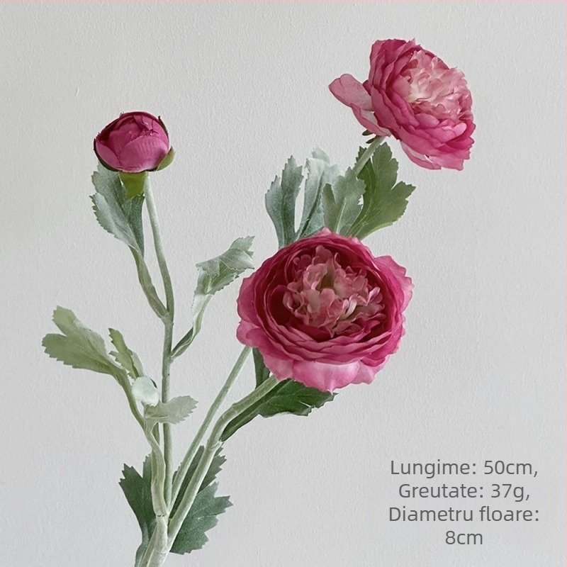 Aranjamente cu flori artificiale lotus și bujor pentru decorarea sufrageriei și a mesei