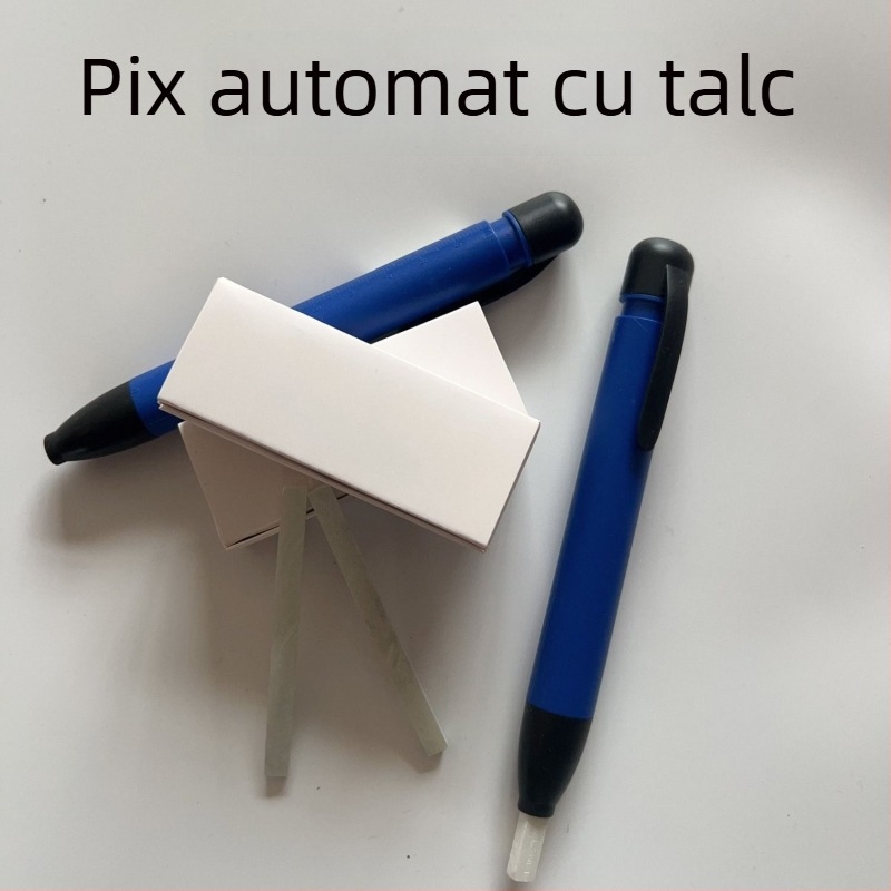 Marker automat fără praf, cu piatră de talc și componente din oțel