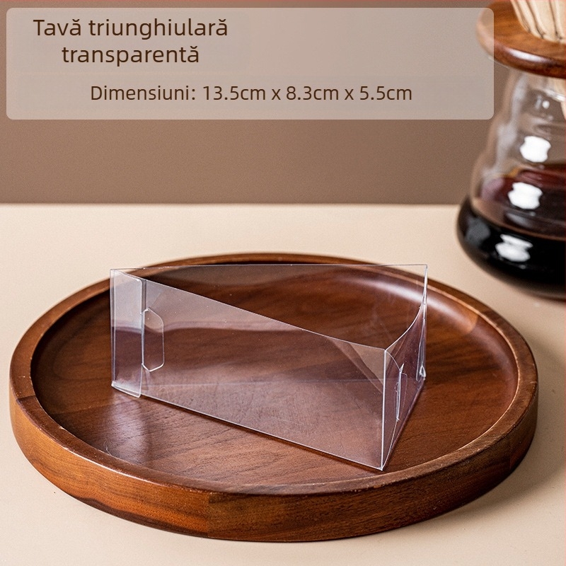 Foi de pergament pentru despărțire porții Basque cheesecake și tiramisù, dimensiuni 4/6/8 inchi, rezistente la grăsime