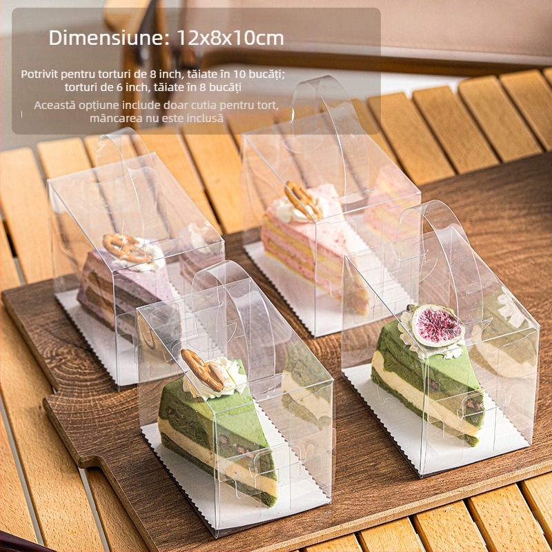 Foi de pergament pentru despărțire porții Basque cheesecake și tiramisù, dimensiuni 4/6/8 inchi, rezistente la grăsime