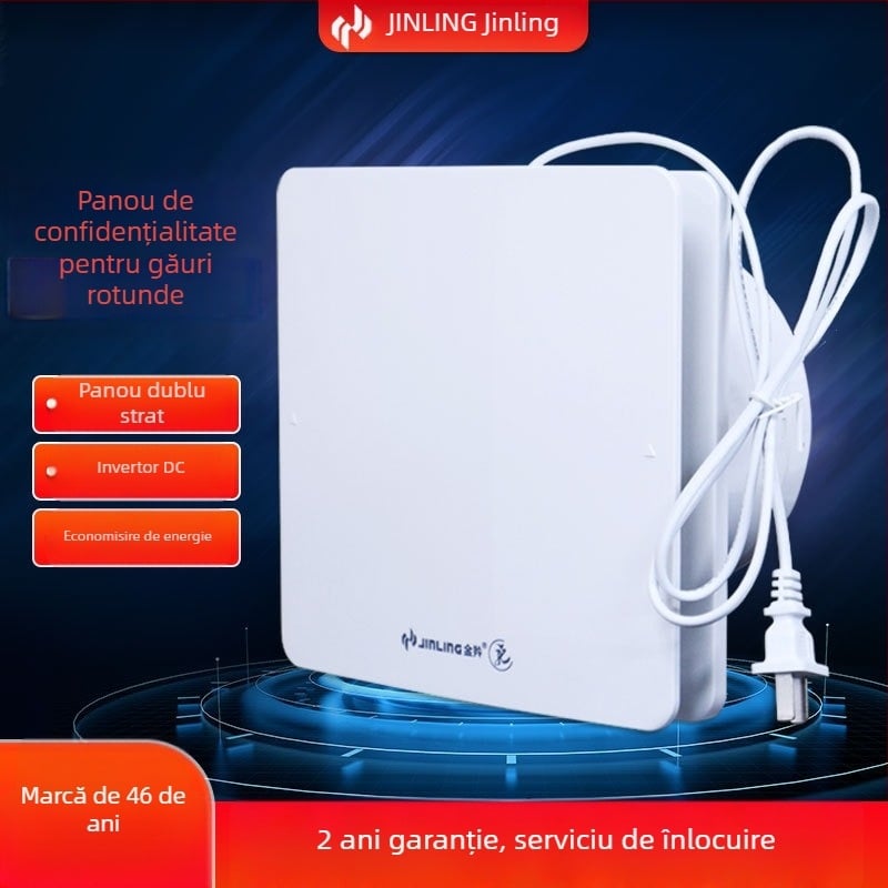 Golden Antelope ventilator de evacuare pentru fereastră din sticlă, 6/8-inch, economisire a energiei, zgomot redus, montaj pe perete, model B9DC