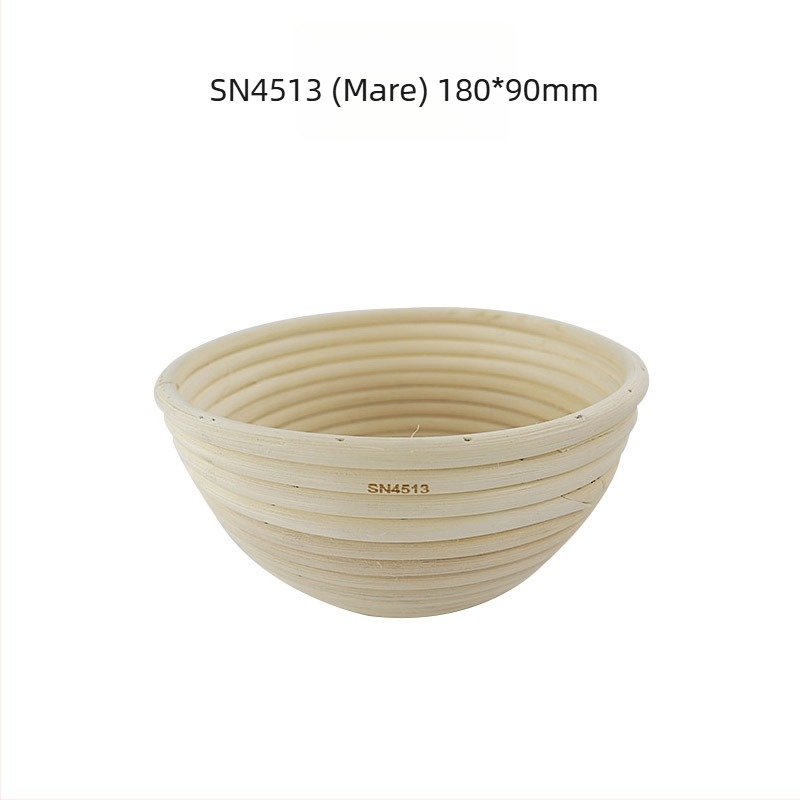 Sanneng coș de fermentare pentru pâine, rotund și oval, din răchită, pentru pâine europeană SN4510/11/12/13/14/15
