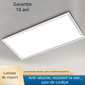Lumină LED încastrată în plafon, pentru bucătărie și baie, panou plat integrat 600×300 mm
