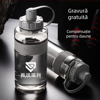 Sticlă de apă din plastic pentru sport și fitness, logo personalizat, rezistentă la căderi și la temperaturi înalte, mare capacitate, cupă spațială din policarbonat