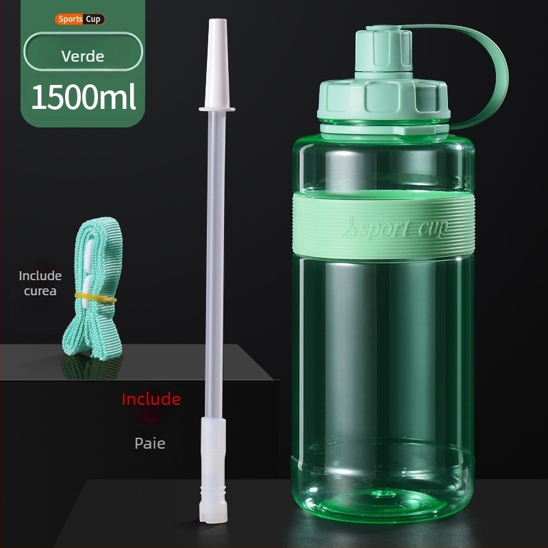 Sticlă de apă din plastic pentru sport și fitness, logo personalizat, rezistentă la căderi și la temperaturi înalte, mare capacitate, cupă spațială din policarbonat