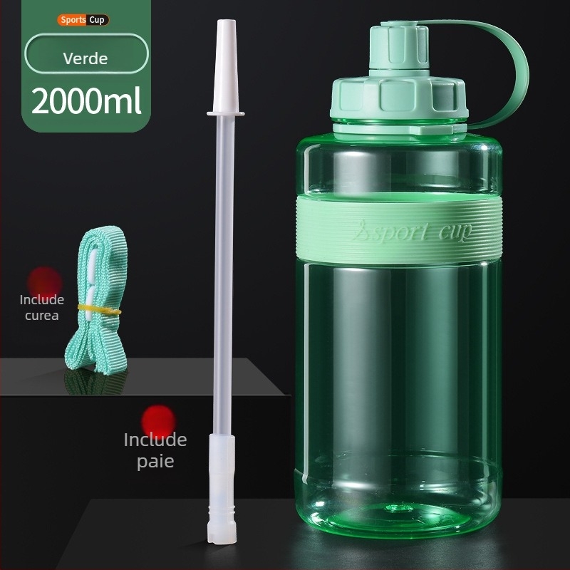 Sticlă de apă din plastic pentru sport și fitness, logo personalizat, rezistentă la căderi și la temperaturi înalte, mare capacitate, cupă spațială din policarbonat