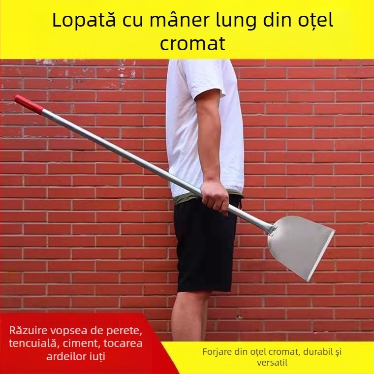 Unealtă multifuncțională pentru curățarea podelelor și pereților: racletă pentru suprafețe, racletă pentru gheață, lopată de zăpadă, cuțit pentru ardei, racletă pentru pereți